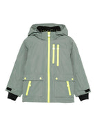 Piumino per bambino Stella McCartney Kids grigio con zip e cappuccio - Rubino Kids
