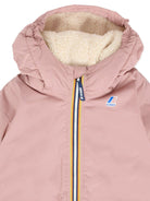 Piumino per neonata K - Way Kids rosa con cappuccio - Rubino Kids