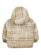 Piumino per neonato Boss Kidswear beige con monogramma - Rubino Kids