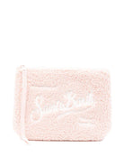 Pochette Aline per bambina MC2 Saint Barth Kids rosa con fodera in shearling - Rubino Kids