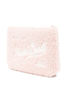 Pochette Aline per bambina MC2 Saint Barth Kids rosa con fodera in shearling - Rubino Kids
