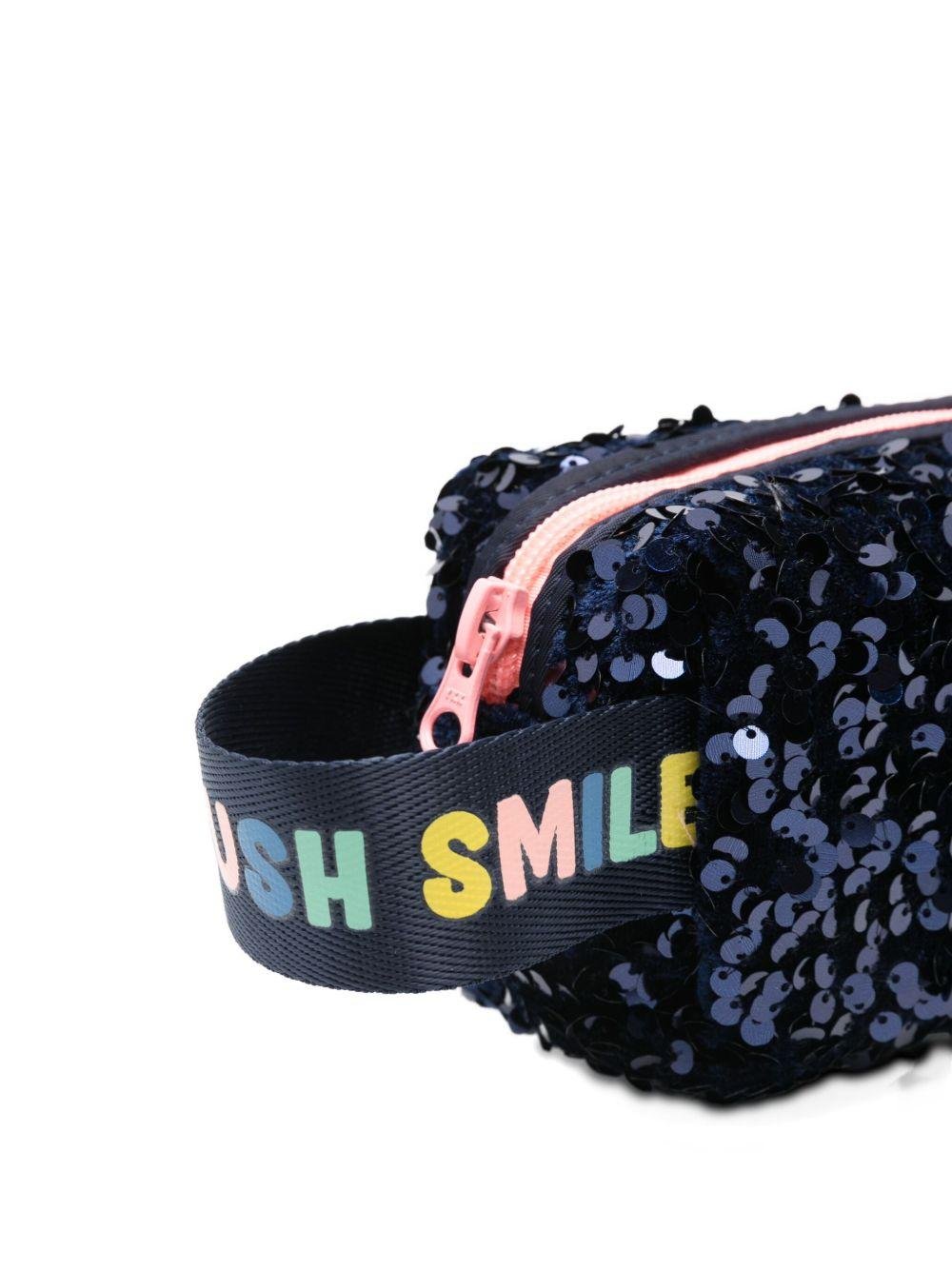 Pochette per bambina Billieblush blu con paillettes e motivo a stella - Rubino Kids