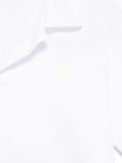 Polo con ricamo Palm Tee per bambino Il Guifo bianco con scollo con spacco - Rubino Kids