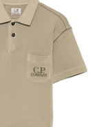 Polo per bambino C.P. Company Kids beige con colletto - Rubino Kids