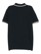 Polo per bambino Emporio Armani Kids blu con logo - Rubino Kids