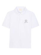 Polo per bambino Givenchy Kids con logo ricamato - Rubino Kids