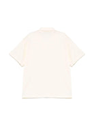 Polo per bambino Paolo Pecora Kids beige chiaro con bottoni frontali - Rubino Kids