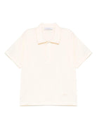 Polo per bambino Paolo Pecora Kids beige chiaro con bottoni frontali - Rubino Kids