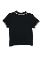 Polo per neonato Emporio Armani Kids blu con colletto a punta - Rubino Kids