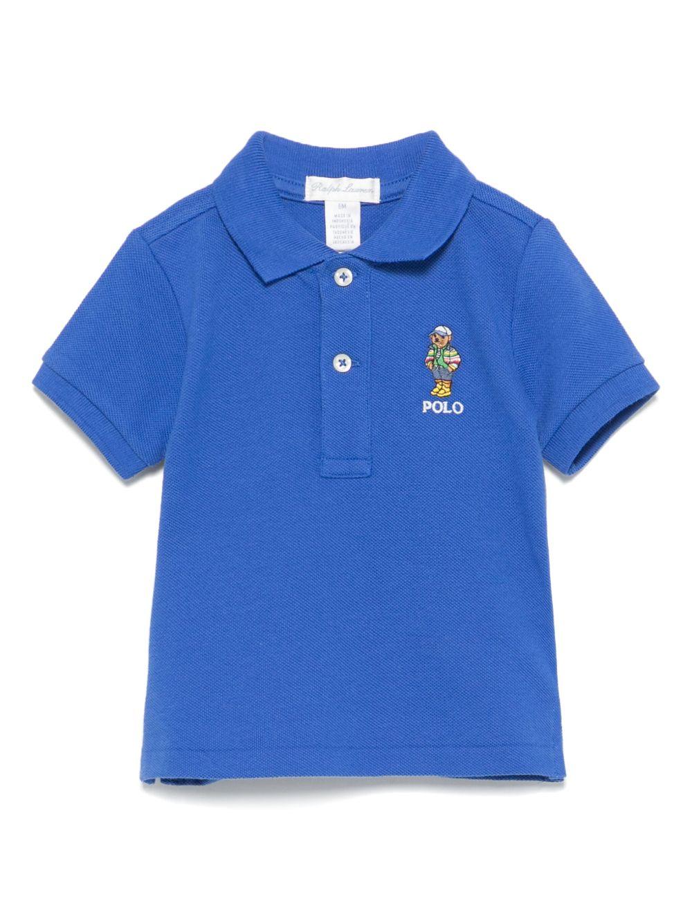 Ralph Lauren Kids Green Piqué Polo Shirt for Boys | Offer Price