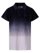 Polo Randel per bambino Molo blu con effetto sfumato - Rubino Kids
