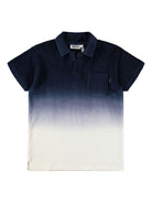 Polo Randel per bambino Molo blu con effetto sfumato - Rubino Kids