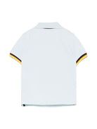 Polo Vincent per neonato K Way Kids celeste con orlo dritto - Rubino Kids