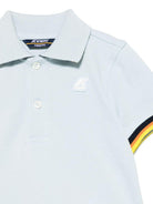 Polo Vincent per neonato K Way Kids celeste con orlo dritto - Rubino Kids
