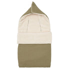 Sacco nanna per neonati Koeka teddy Oslo naturale verde - Rubino Kids