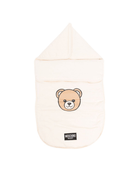 Sacco nanna per neonati Moschino Kids beige con stampa orsacchiotto - Rubino Kids