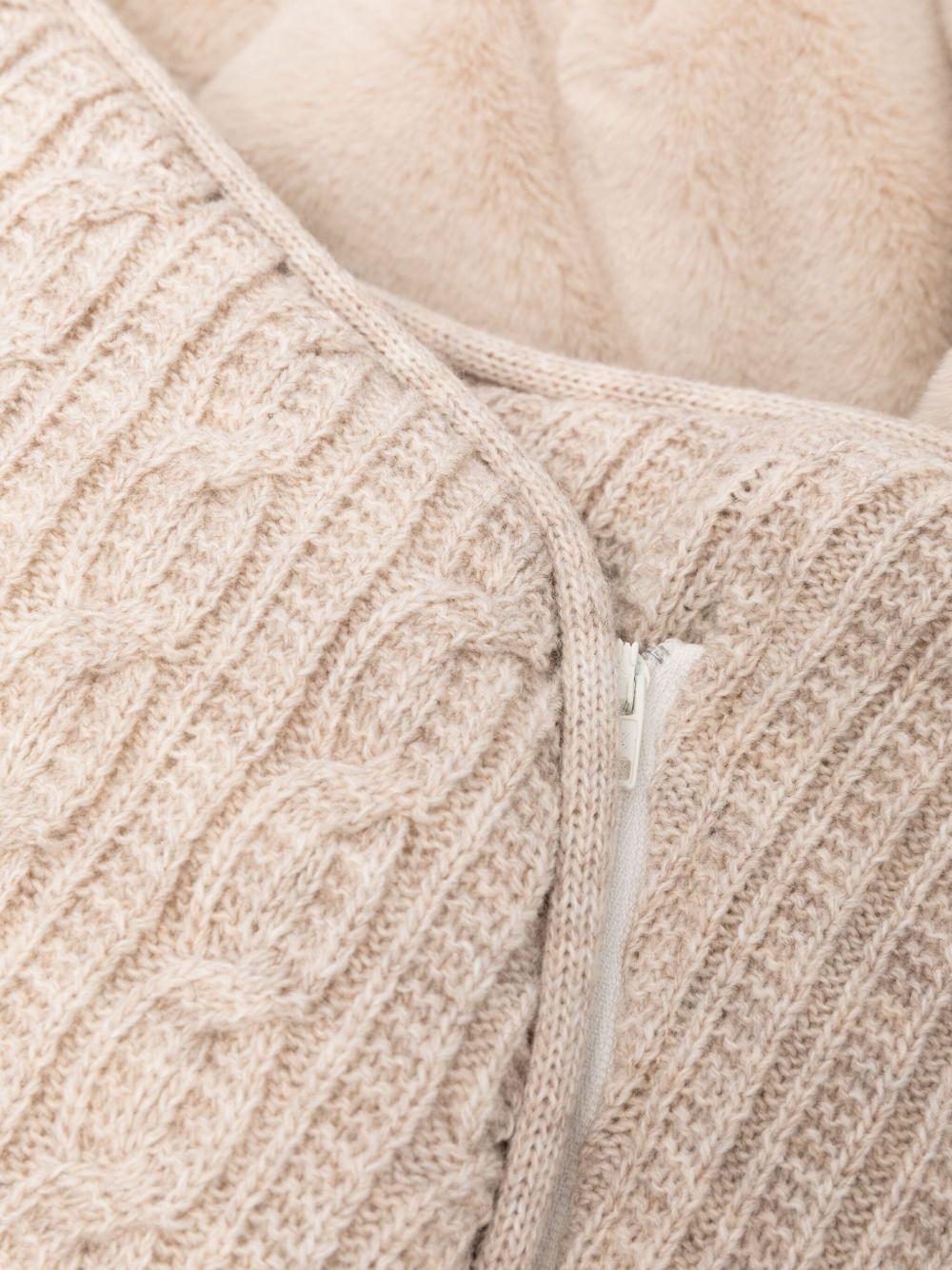 Sacco nanna per neonati Paz Rodríguez beige con chiusura con cerniera - Rubino Kids