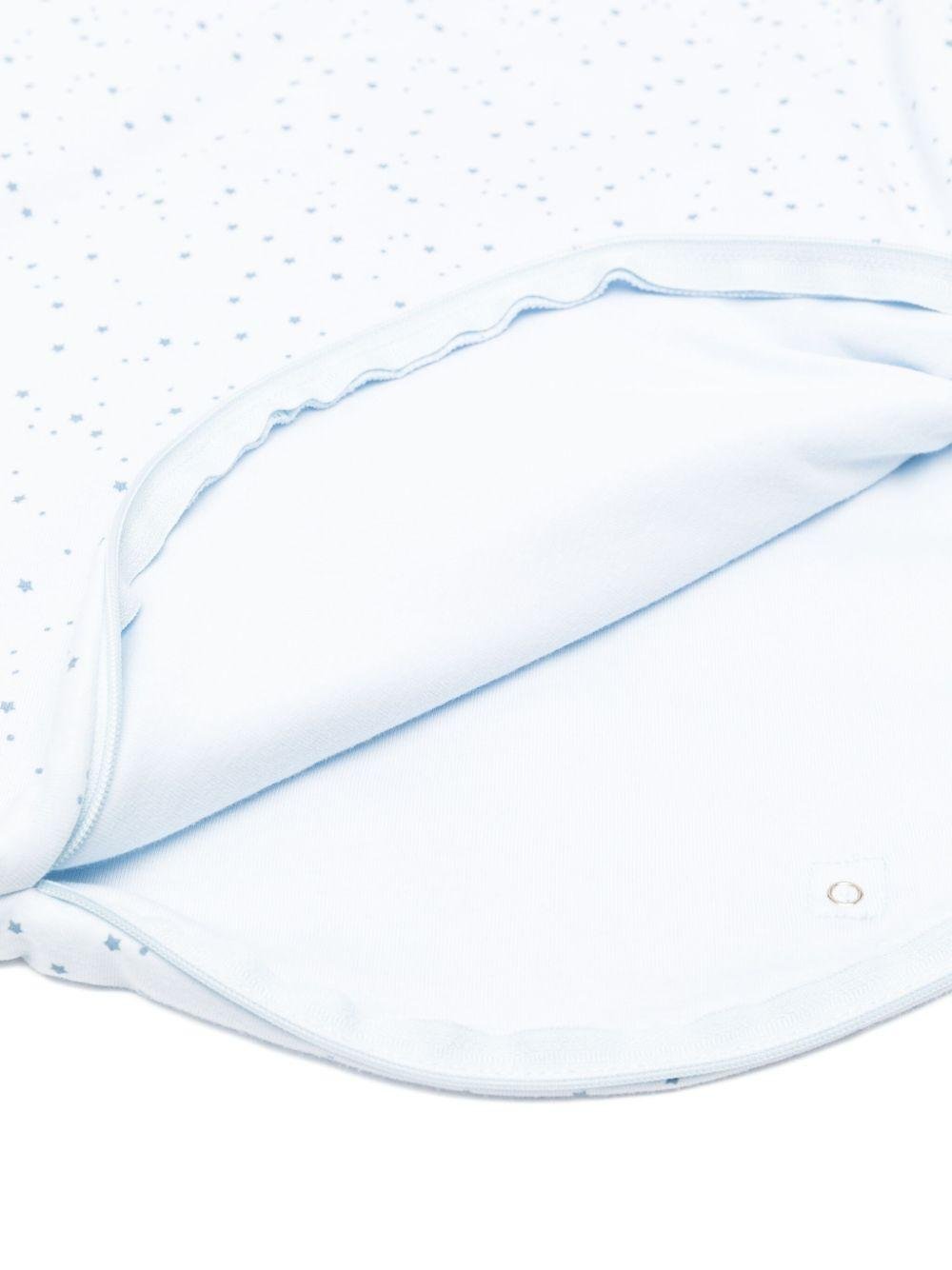 Sacco nanna per neonati Petit Bateau bianco con motivo a stelle - Rubino Kids