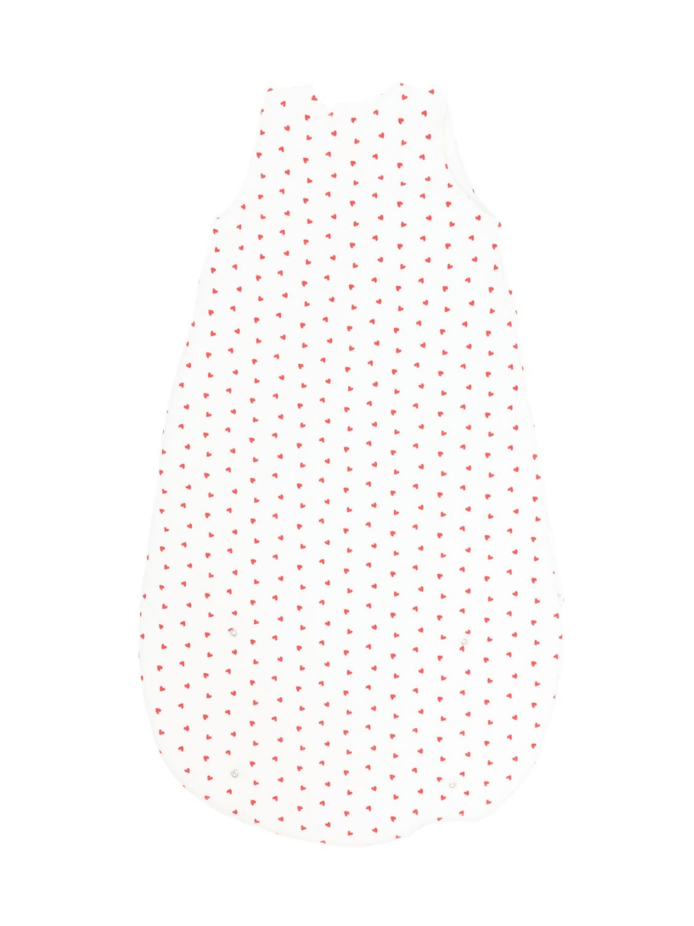 Sacco nanna per neonati Petit Bateau bianco con stampa a cuore - Rubino Kids