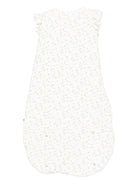 Sacco nanna per neonati Petit Bateau bianco con stampa con fiori all - over - Rubino Kids