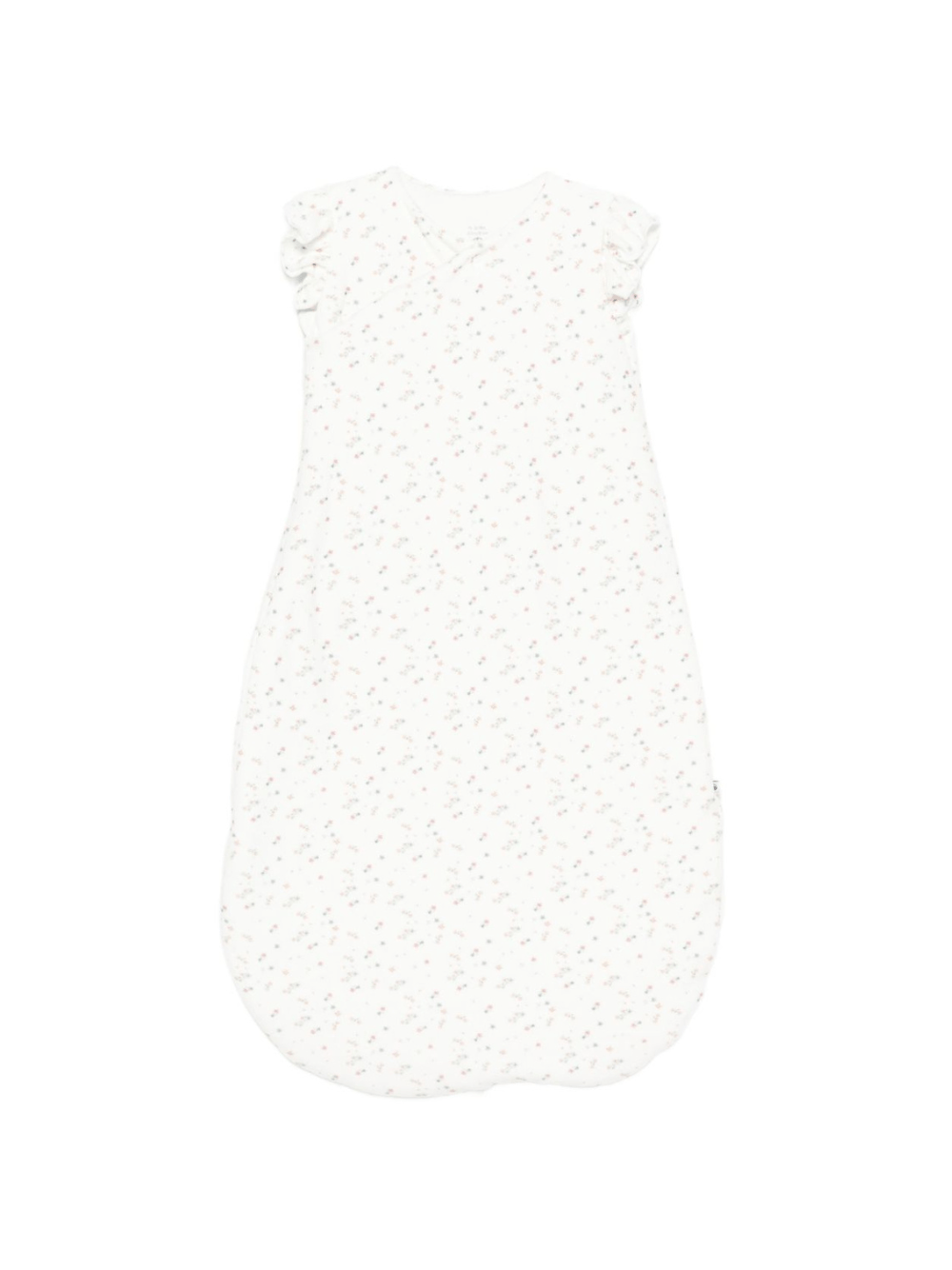 Sacco nanna per neonati Petit Bateau bianco con stampa con fiori all - over - Rubino Kids