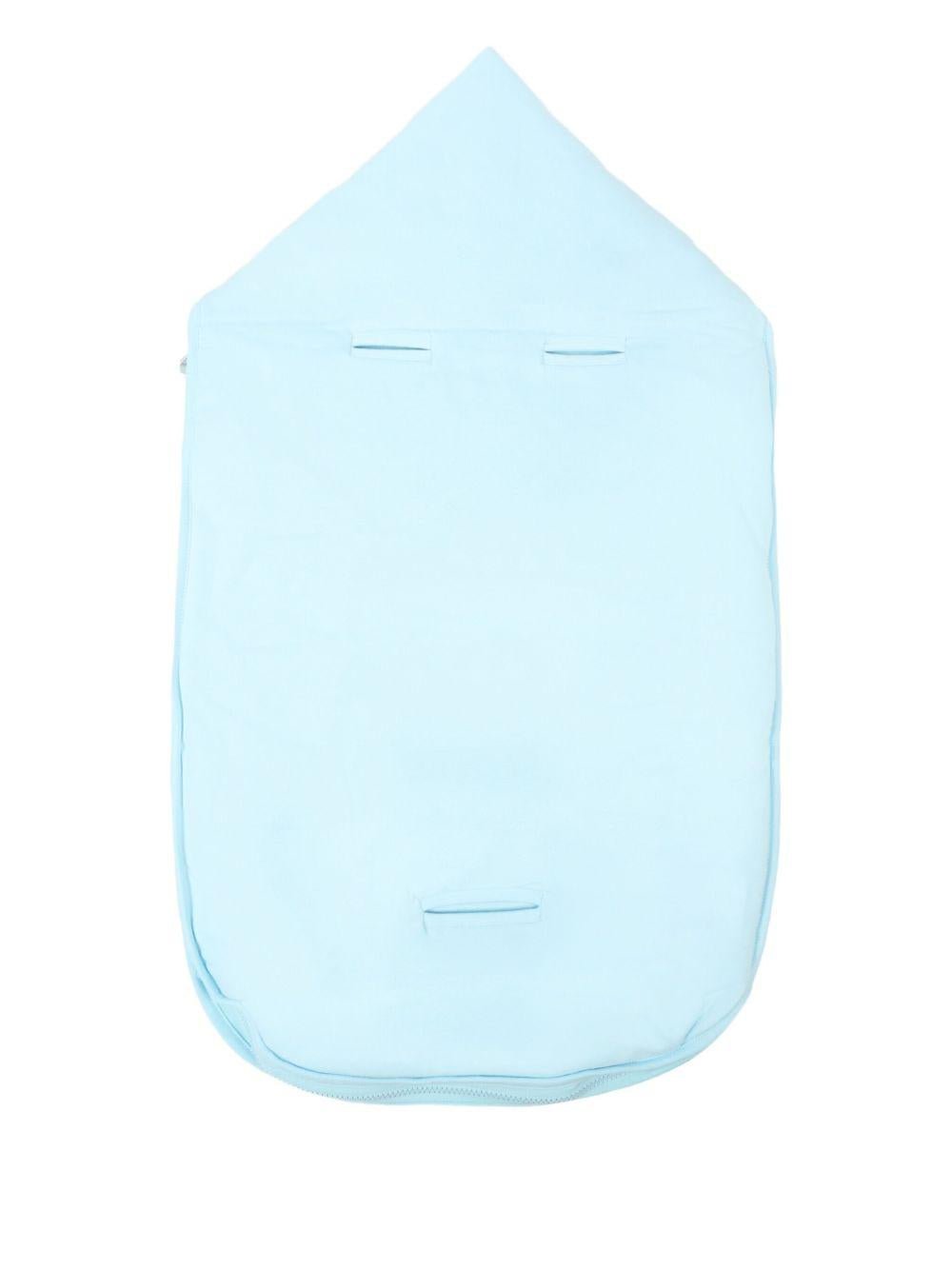 Sacco nanna per neonato Moschino Kids azzurro con stampa Teddy - Rubino Kids