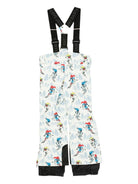 Salopette per bambino MC2 Saint Barth Kids bianca con stampa grafica con supereroi - Rubino Kids