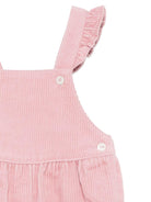 Salopette per neonata Tartine Et Chocolat rosa con spalline con ruches - Rubino Kids
