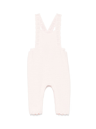 Salopette per neonata Tartine Et Chocolat rosa in maglia - Rubino Kids