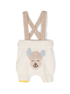 Salopette per neonati Gensami Kids bianco con intarsio - Rubino Kids