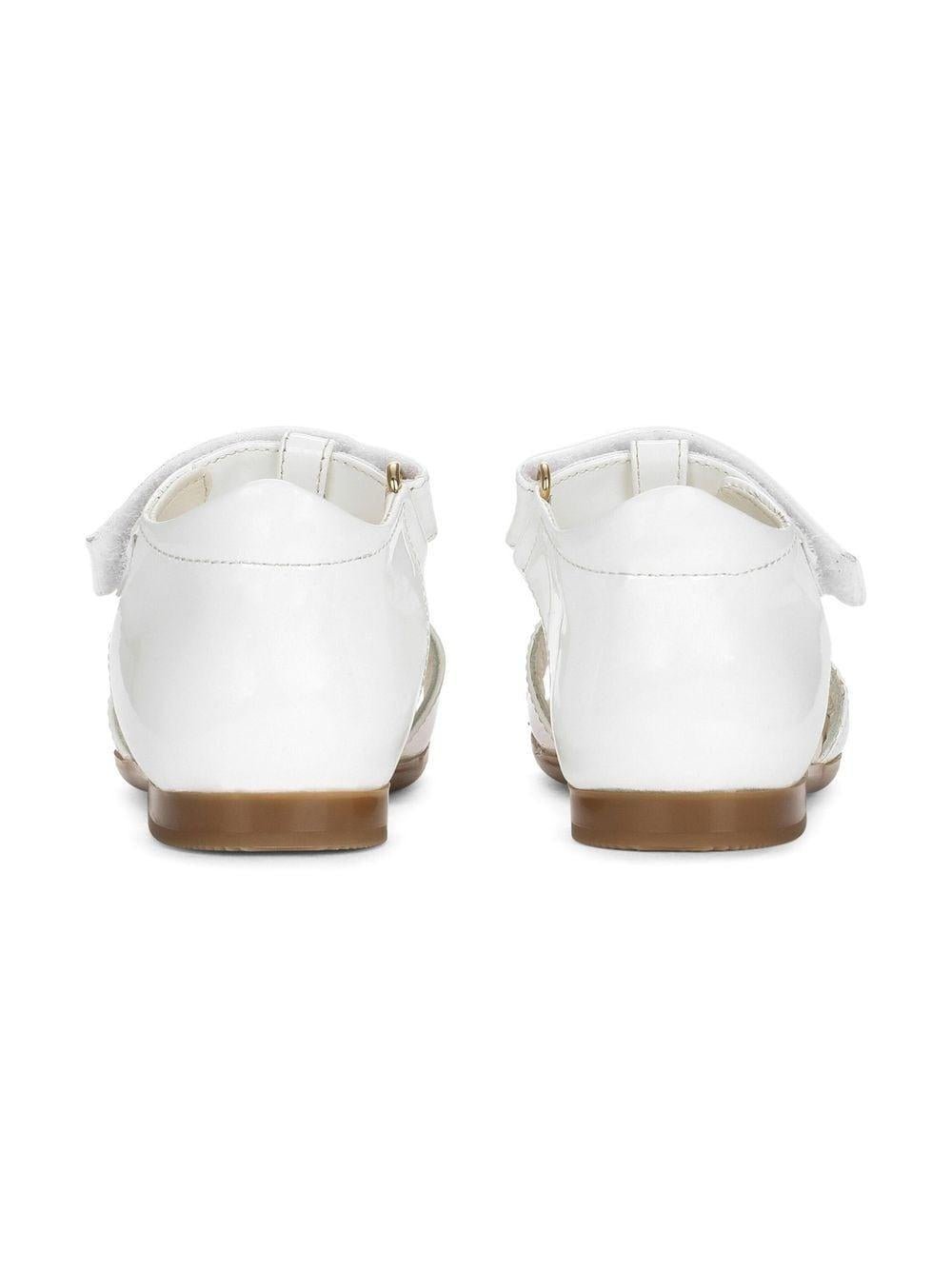 Sandali con placca logo - Rubino Kids