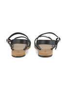 Sandali da bambina Givenchy Kids neri con dettaglio logo - Rubino Kids