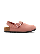 Sandali per bambina Birkenstock Kids rosa con cinturino posteriore - Rubino Kids