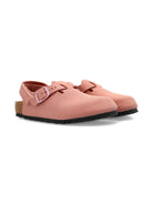 Sandali per bambina Birkenstock Kids rosa con cinturino posteriore - Rubino Kids