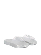 Sandali per bambina DKNY Kids argentate con punta aperta - Rubino Kids