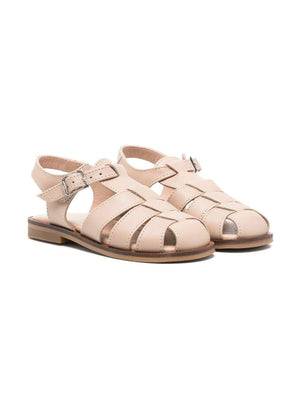 Sandali per bambina Eli1957 Crab beige con chiusura con fibbia