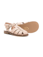 Sandali per bambina Eli1957 Crab beige con chiusura con fibbia - Rubino Kids