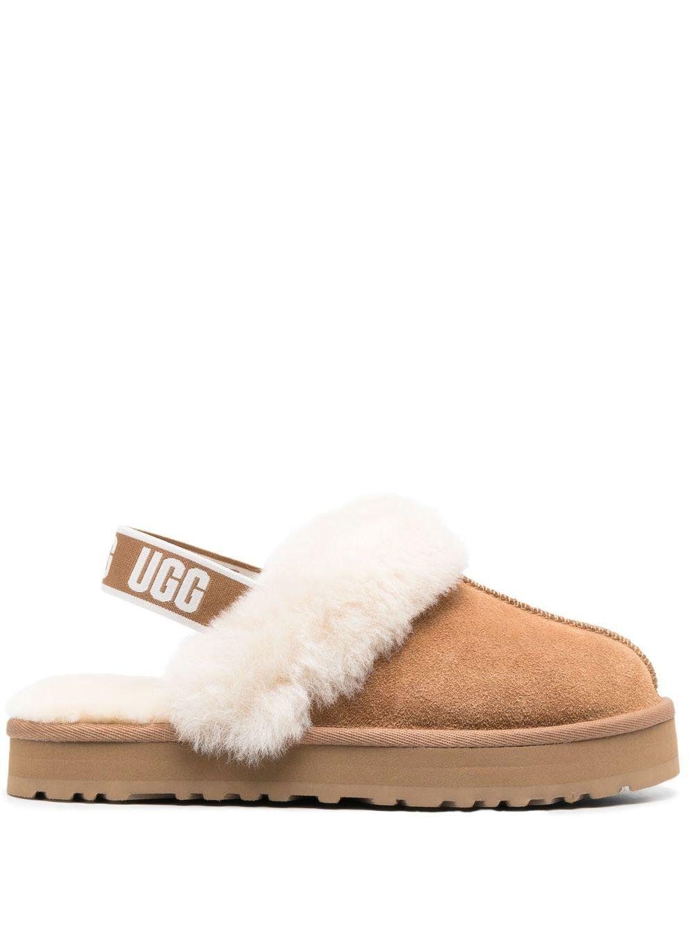 Sandali per bambina UGG Kids foderati di shearling - Rubino Kids