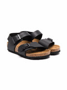 Sandali per bambini Birkenstock Kids nero con cinturini - Rubino Kids