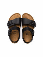 Sandali per bambini Birkenstock Kids nero con cinturini - Rubino Kids