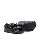 Sandali per bambino Birkenstock Kids nero con doppia fibbia - Rubino Kids