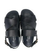 Sandali per bambino Bonpoint blu con logo ricamato - Rubino Kids