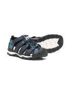 Sandali per bambino KEEN FOOTWEAR Newport Neo blu con logo laterale goffrato - Rubino Kids