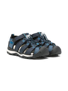Sandali per bambino KEEN FOOTWEAR Newport Neo blu con logo laterale goffrato - Rubino Kids