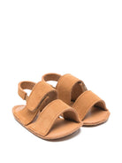 Sandali per neonato BabyWalker color cammello a punta aperta - Rubino Kids