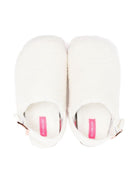 Sandali soffici per bambina Billieblush bianchi con cinturino posteriore - Rubino Kids