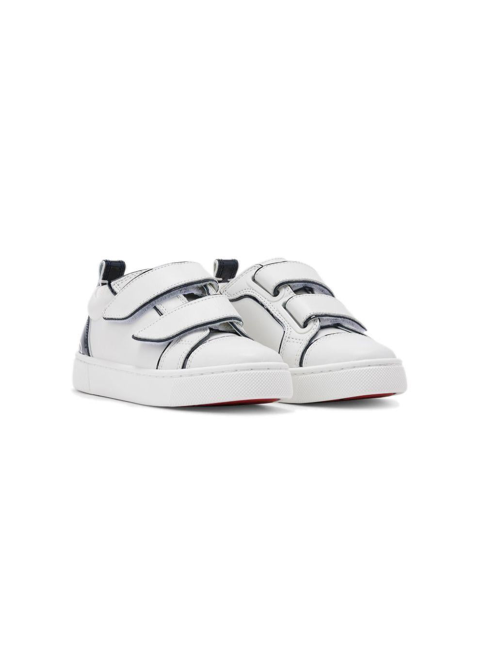 Scarpe per bambina Christian Louboutin Kids bianca con suola rossa<BR/> - Rubino Kids