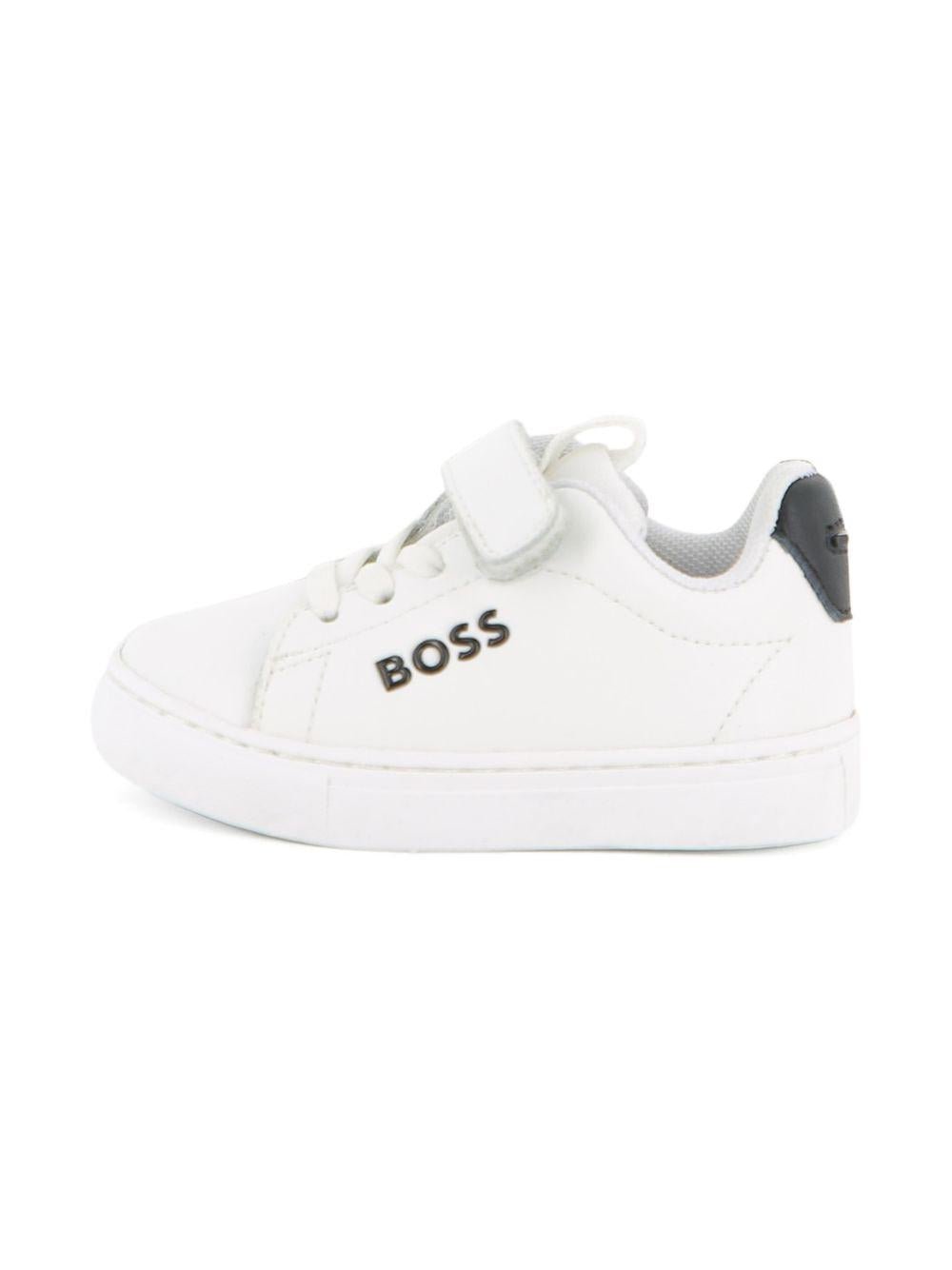 Scarpe per bambino Boss Kids bianche con strappo - Rubino Kids