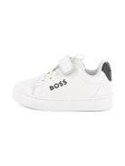 Scarpe per bambino Boss Kids bianche con strappo - Rubino Kids