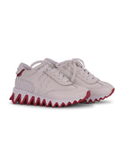 Scarpe per bambino Christian Loubutin Kids bianca con soletta rossa - Rubino Kids